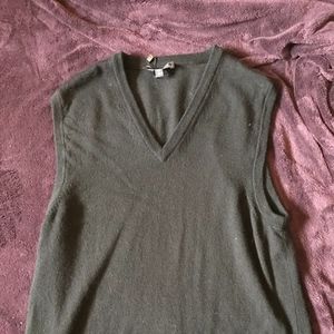 Express Mens Black Sweater Vest Never Worn Size S
